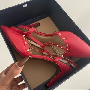 Cole Haan Red Point Toe heels